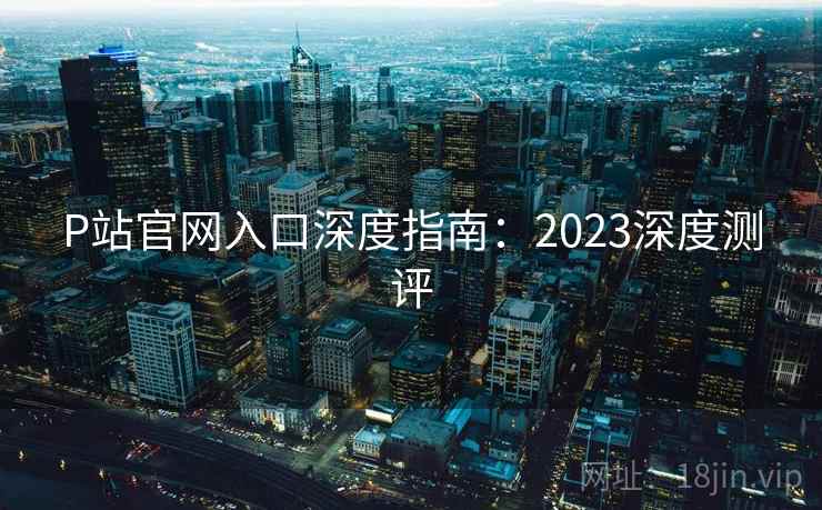 P站官网入口深度指南：2023深度测评