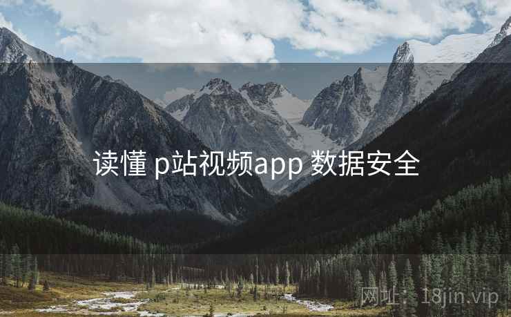 读懂 p站视频app 数据安全