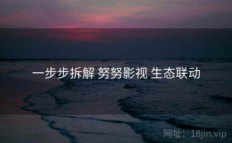 一步步拆解 努努影视 生态联动